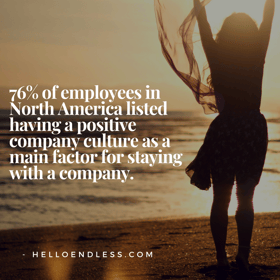 76 positive company culture factor for staying
