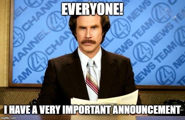 I have an announcement!