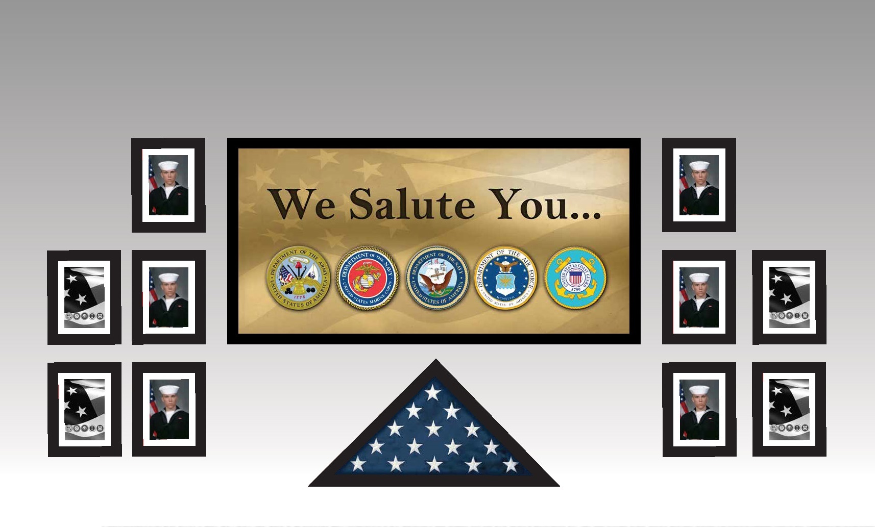 Custom ways to honor our military, emergency personnel, and those who have been lost