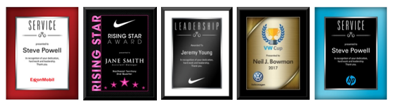 Full Color Plaques